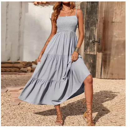 Multi-Layer Chiffon Swing Dress