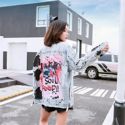 Graffiti Denim Jacket