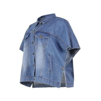 Denim Batwing Jacket