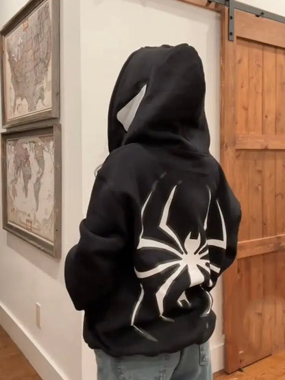 Spider Punk Hoodie Sweatshirt