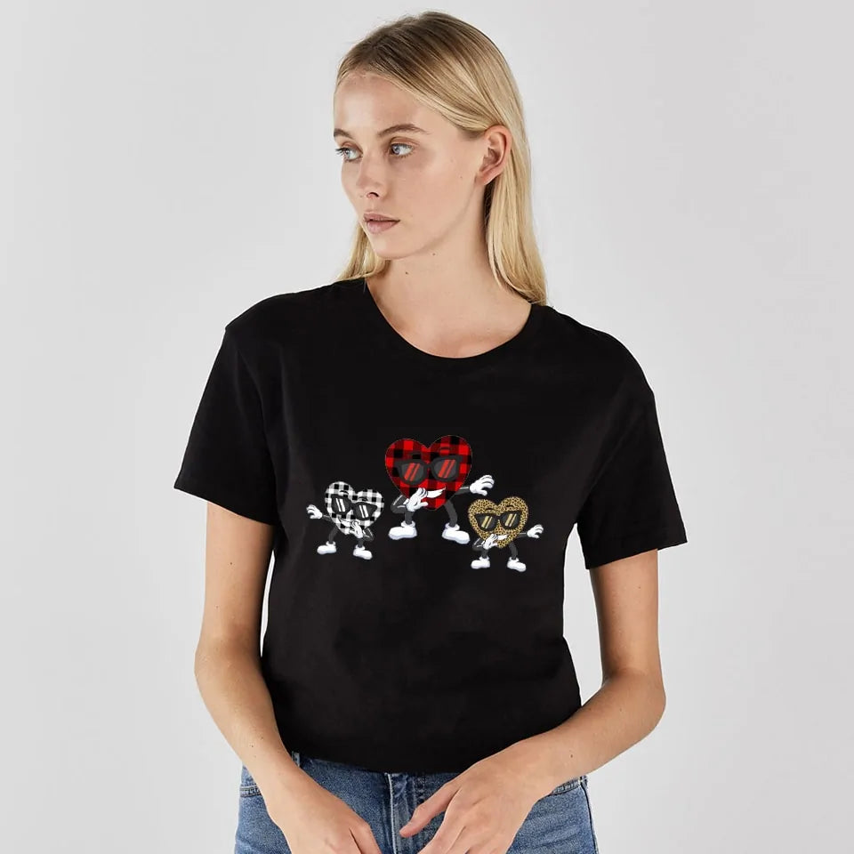 Leopard Lips Print Women's T-Shirt