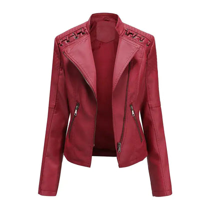 Feminine Leather Jacket