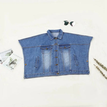 Denim Batwing Jacket