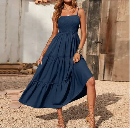 Multi-Layer Chiffon Swing Dress