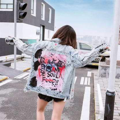 Graffiti Denim Jacket