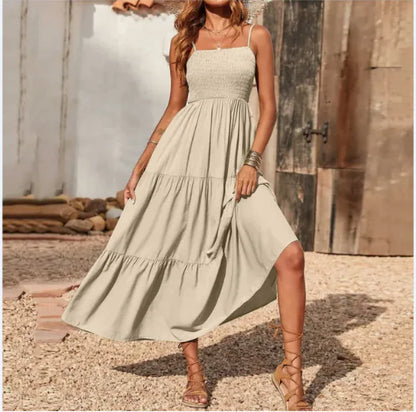 Multi-Layer Chiffon Swing Dress