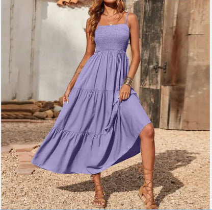 Multi-Layer Chiffon Swing Dress