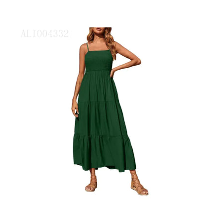 Multi-Layer Chiffon Swing Dress